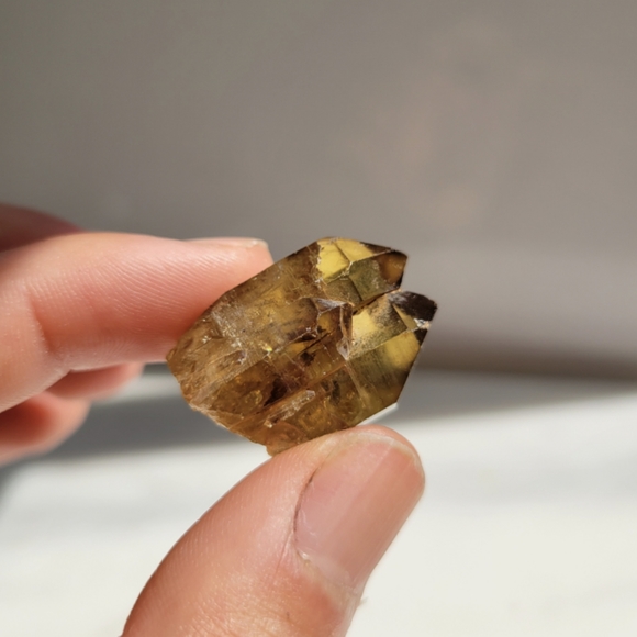 Natural Trio Kundalini Citrine Quartz Crystal - Picture 8 of 9